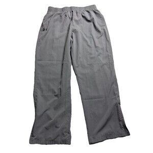 Under Armour Mens Athletic Wind Track Active Pants Sz 2XL Performance Gray